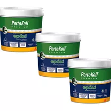 Kit Rejunte Epóxi Porcelanato Portokoll 3 Unidades 1kg Cores