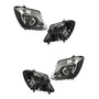 Par Juego Faros Mercedes Benz Clase C  2000 - 2002 Depo Rxc