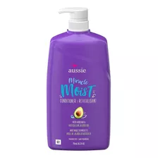 Condicionador Revitalizante Aussie Moist Avocado 778ml Roxo 