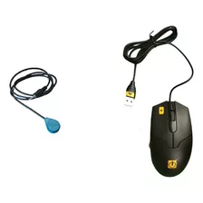 Mouse Adaptado Usb 1 Saida Com Acionador Assistivo Gota