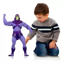 Boneco He Man Figura Vilão Esqueleto Skeletor Colecionável 