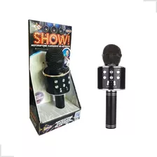 Microfone Karaokê Show Bluetooth Show Infantil Brinquedo