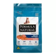 Fórmula Natural Gatos Adultos Castrados Salmão 7kg