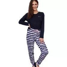 Pijama Jaia Irregular Lines Escote Redondo Talles Grandes