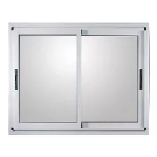 Ventana Modena Aluminio Blanco 150x110 Con Mosquitero 4mm