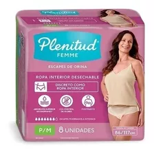 Pañales Ropa Interior Plenitud Femme P/m X8