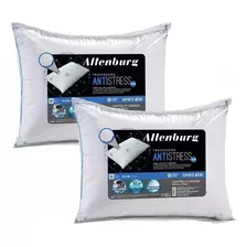 Kit 2 Travesseiro Antistress Suporte Firme Macio Altenburg