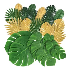 Folhas De Palmeira Artificial Tropical Monstera - 77 Unidade
