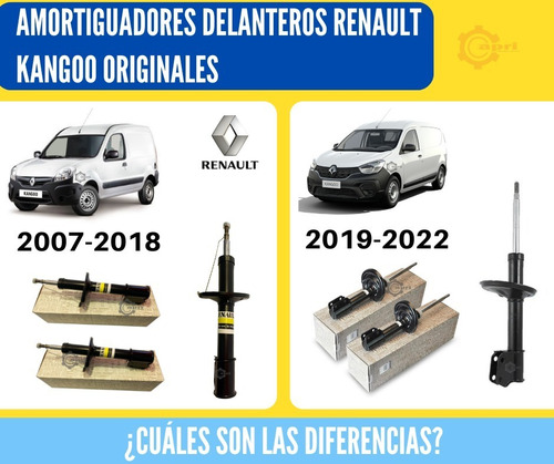 Amortiguadores Delanteros Kangoo Originales 2019-2022 2pz Foto 5