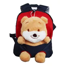 Mochila Infantil Para Preescolar, Niños Pequeños, Mochila De Oso De Peluche Desmontable Diseño Encantador, Resistente, Cómoda, Espaciosa Para Juguetes