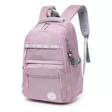 Mochila Feminina Reforçada Bolsa Espaçosa Antifurto Notebook Cor Violeta