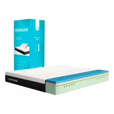 Colchón Individual Homuni Premium Memory Foam Antimovimiento