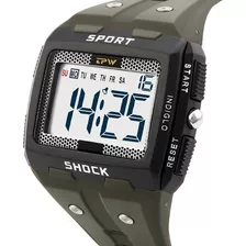 Relógio De Pulso Sport Shock Digital Números Grandes Tpw