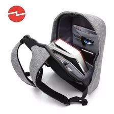 Mochila Seguridad Antirrobo Ajustable Acolchado Puerto Usb