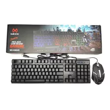 Kit Teclado E Mouse Gamer Com Iluminação Led Inovador Mox