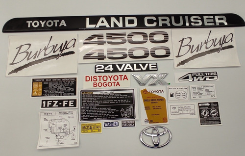 Toyota Land Cruiser Fzj 80 Burbuja Calcomanias