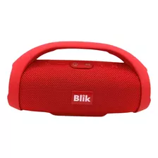 Parlante Portátil Bluetooth Blik Mini Booster Rojo