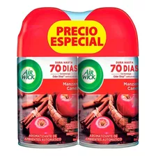 Repuestos De Aromatizante Air Wick Freshmatic Manzana Canela 2 Repuestos