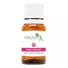 Aceite Escencial Rosa Geranio 100% Puro Y Organico 10 Ml