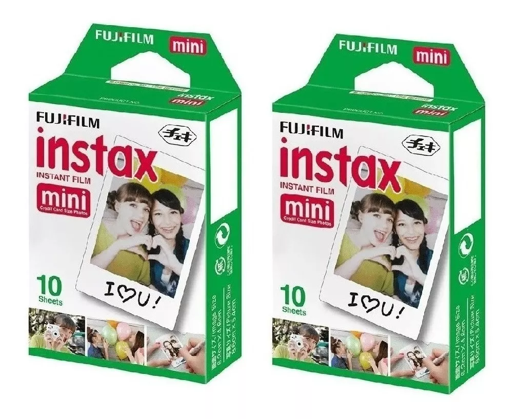 Kit 20 Fotos Filmes Poses Camera Polaroid Instax Mini 11 9