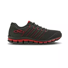 Tênis Masculino Olympikus Treino Dynamic Cor Preto/vermelho - Adulto 44 Br