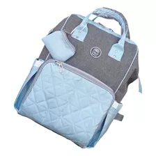 Pañalera Tipo Morral - Celeste