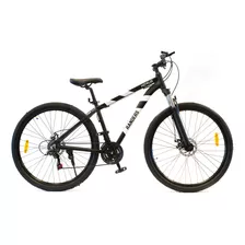 Bicicleta Mountain Bike Rodado 29 Randers Resistente Disco Color Negro Y Blanco Tamaño Del Cuadro L