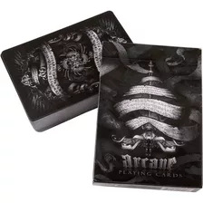 Ellusionist Arcane Juego De Cartas Mazo Negro.