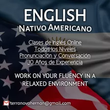 Profesor Inglés Nativo - Clases Online - Todos Los Niveles