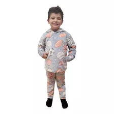 Pijama Niño Niña Conjunto Polar Soft Pantalón Buzo Premium