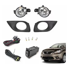 Faros De Niebla Versa 2012 2013 2014 Kit Completo