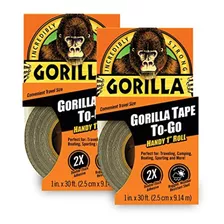 Cinta Refletante Gorilla Tape, Mini Duct Tape To-go, 1 X 10