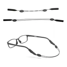 Sujetador De Lentes, Gafas Amarras De Silicona Ajustables 