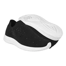 Tenis Casuales Dama Stylo 307 Textil Negro