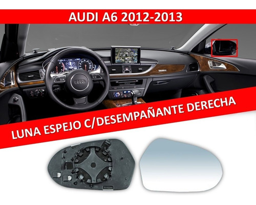 Luna Espejo C/desempaante Audi A6 2012-2013 Derecha Foto 2