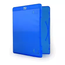 10 Un Estojo Box Case Ps3 & Blu-ray Videolar Azul Original