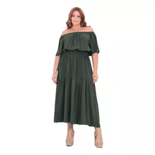 Vestido Lastex Longo Plus Size Instagram