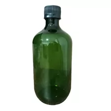 Botella De Pet Verde De 500ml Con Tapa Y Precinto X 100