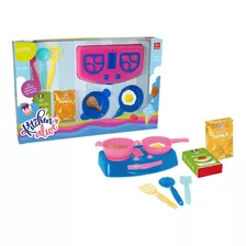 Fogãozinho Panelinha Kitchen Alive 10 Peças Mielle B246