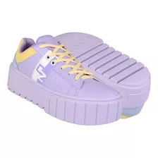 Tenis Dama Capa De Ozono 634802 Simipiel Morado