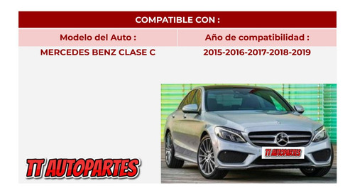 Faro (mica) Mercedes Benz Clase C 2015-16-2017-2018-2019 Ore Foto 3