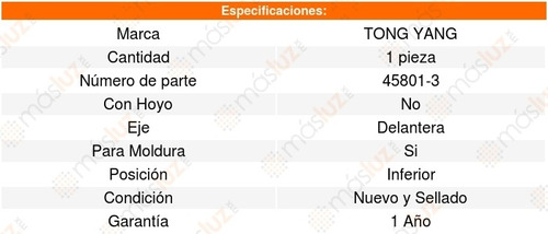 Defensa Tong Yang Delantera Toyota Echo 00_02 Foto 2