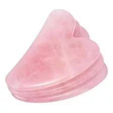 Gua Sha Facial Cristal Rosa Raspagem Massagem