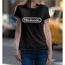 Baby Look Feminina Nintendo Video Game Retro 100% Algodão