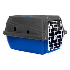 Caixa De Transporte Azul Dog Lar Nº1 Cães E Gatos