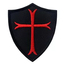 Parche Bordado Con Gancho Y Bucle De Knights Templar Cross .