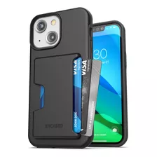 Funda Wallet Tipo Cartera Para iPhone 13 Uso Rudo Protector