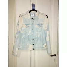 Campera De Jean C Roturas Forever 21 Talle Small Nueva