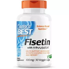 Doctor's Best Fisetina Con Novusetin 100mg X 30 Un