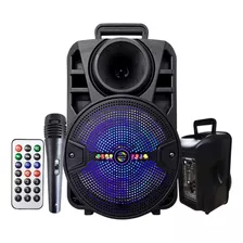 Caixa De Som Alto Falante Grande Bluetooth Led Mp3 1000w Usb